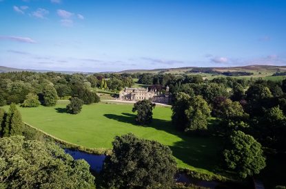 Aerial view  of  Gentleman Jack's Flat, Yorkshire Dales