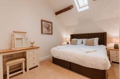 A super king size bedroom at Denman, Shropshire