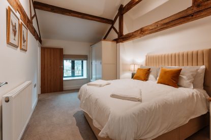 A double bedroom at Denman, Shropshire