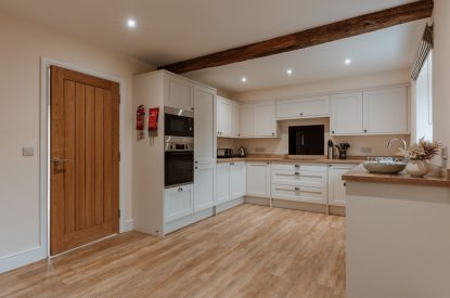 The kitchen at Galileo, Shropshire