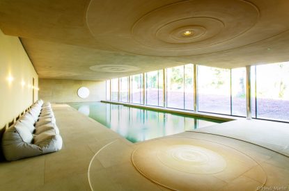 The indoor swimming pool at Langdon Manor, Yorkshire Dales