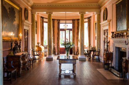 A drawing room at Langdon Manor, Yorkshire Dales