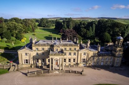 Aerial view of Langdon Manor, Yorkshire Dales