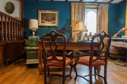 A living room at Aberfeldy House, Perthshire