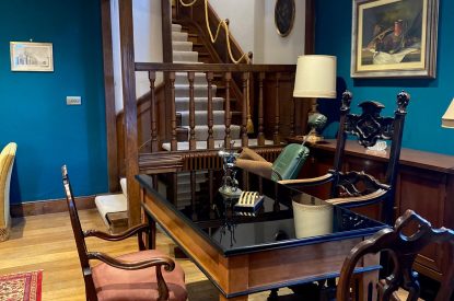 A living room at Aberfeldy House, Perthshire