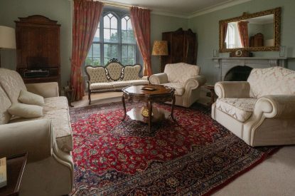 A living room at Aberfeldy House, Perthshire