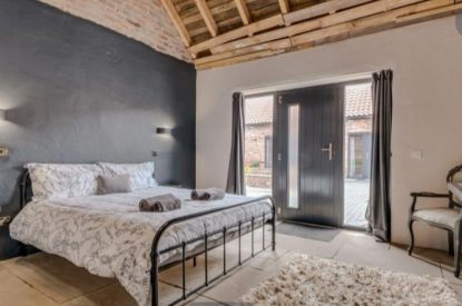 A king size bedoom at Sherwood Lodge, Sherwood Forest