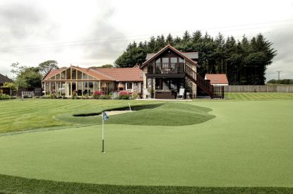 The short-game golf course at Stuart House, St Andrews