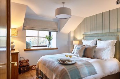 A super-king size bedroom at Mackenzie House, St Andrews