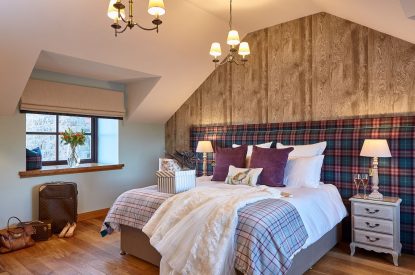 A super-king size bedroom at Mackenzie House, St Andrews