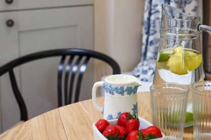 The kitchen at Lemon Tree Cottage, Cotswolds