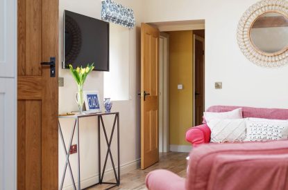 The living space at Lemon Tree Cottage, Cotswolds