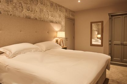 A king size bedroom at Campolina Stable, Northumberland