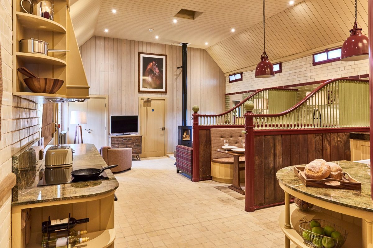 The living space at The Steed, Northumberland