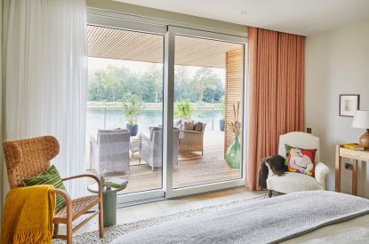 View from the bedroom at Sycamore Grand Suite, Cotswolds