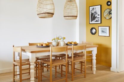 The dining table at Sycamore Grand Suite, Cotswolds