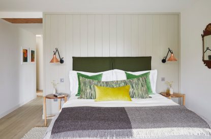 A king size bedroom at Sycamore Grand Suite, Cotswolds