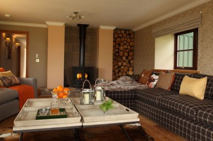 A living room at The Clans, Fife