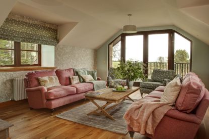 A living room at The Clans, Fife