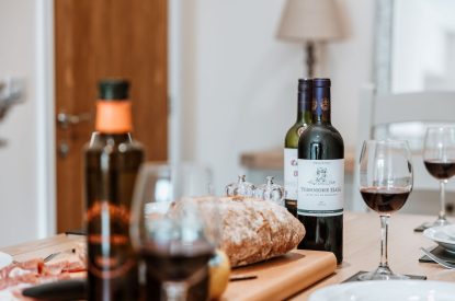 The dining table at Frankel, Shropshire