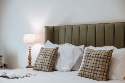 A super king size bedroom at Frankel, Shropshire