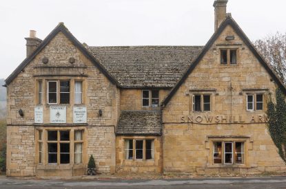The local pub at Springhill Cottage, Cotswolds