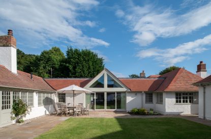 The garden at Muirfield Green, East Lothian