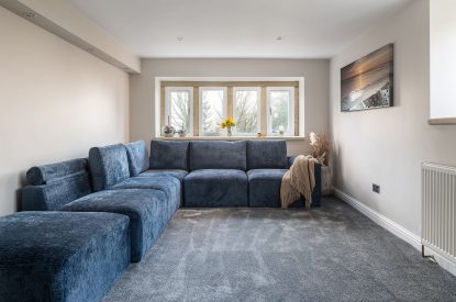 The living room at The Annex at Runninghill, Peak District