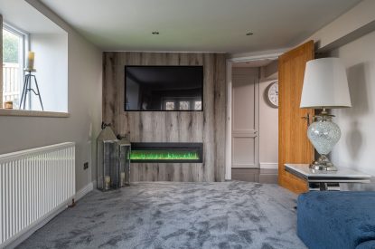 The living room at The Annex at Runninghill, Peak District