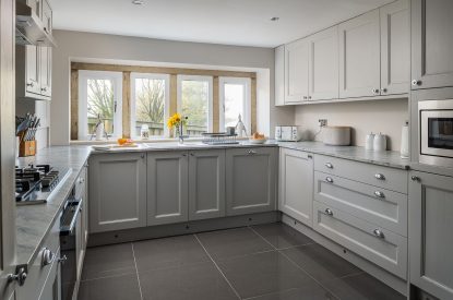 The kitchen at The Annex at Runninghill, Peak District