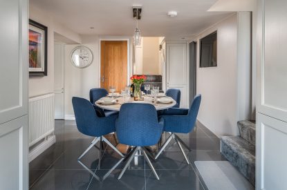 The dining area at The Annex at Runninghill, Peak District