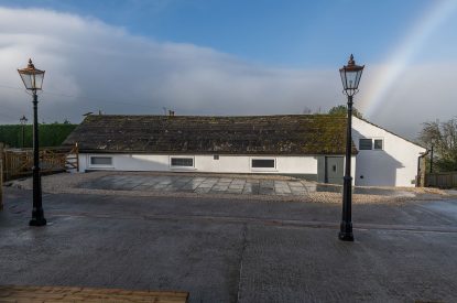 The outdoor space at The Annex at Runninghill, Peak District