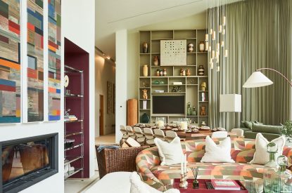 The living space at Edgewater House, Hampshire