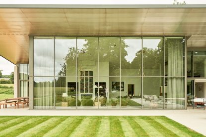 Outdoor space at Edgewater House, Hampshire