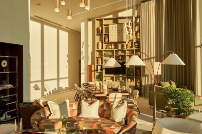 The lounge at Edgewater House, Hampshire