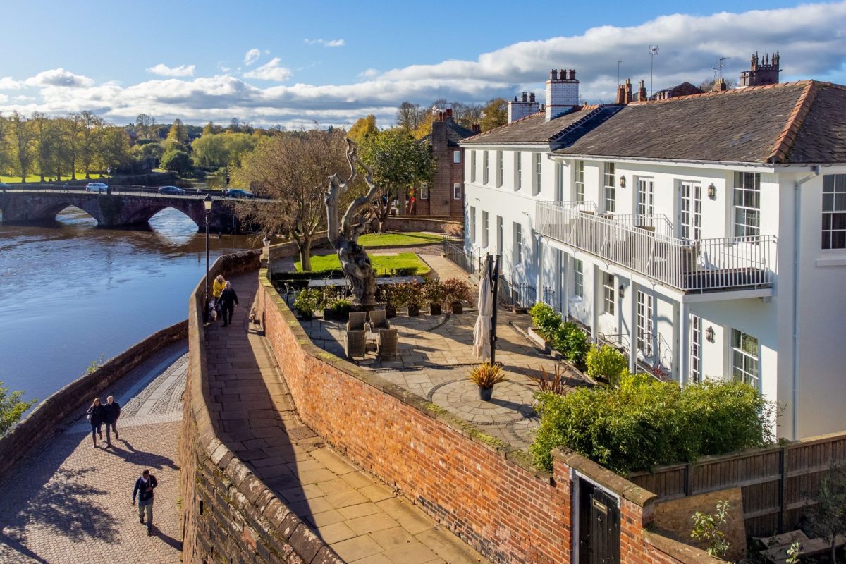 The exterior of Chester House, Cheshire