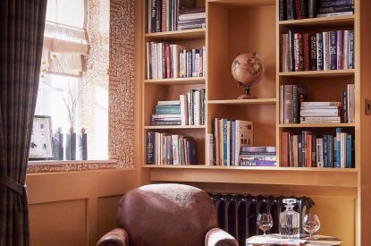 The library at Chester House, Cheshire