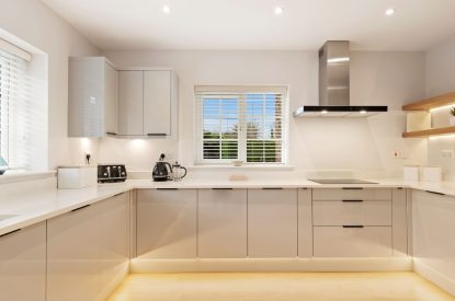 The kitchen at Oxwich Retreat, Gower