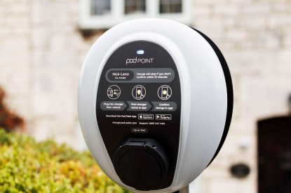 EV charger at The Painswick Retreat, Cotswolds