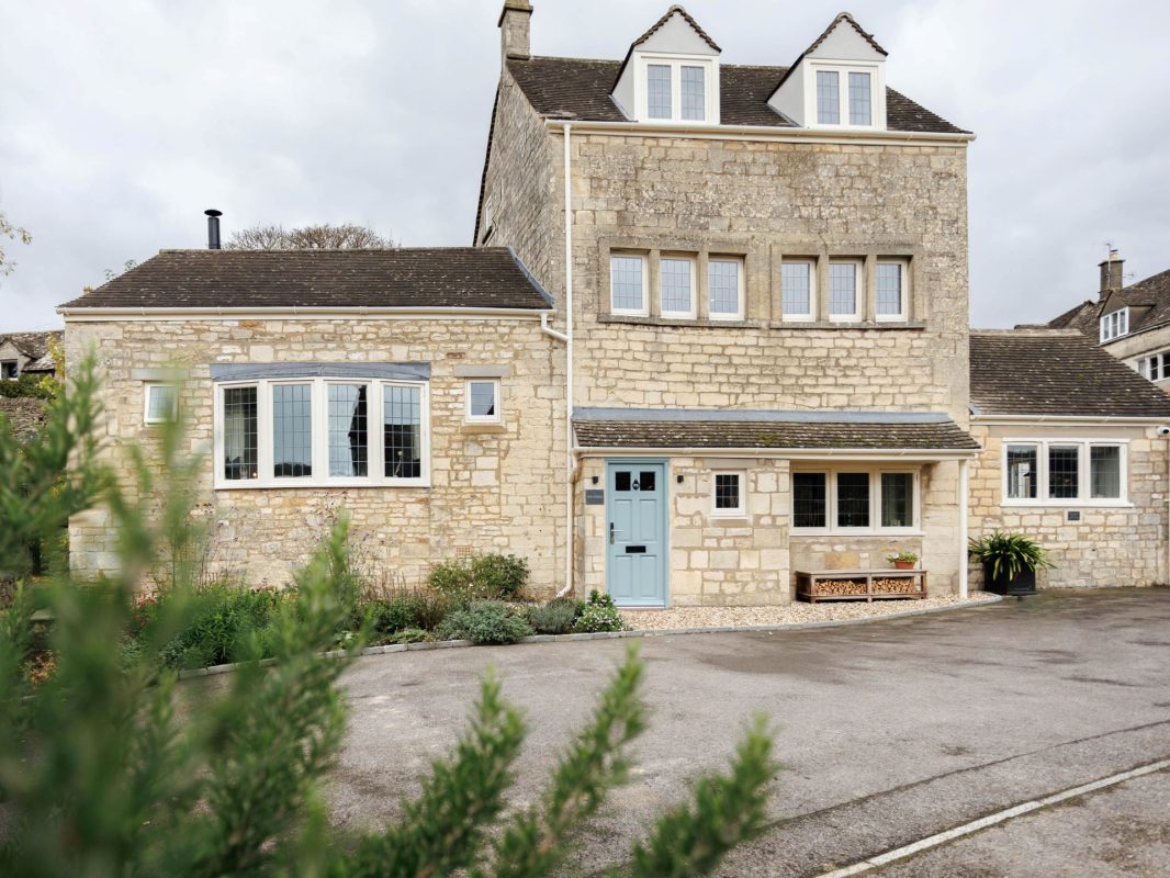 The exterior of The Painswick Retreat, Cotswolds