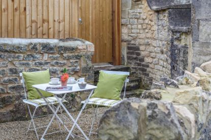 The outdoor space at The Painswick Retreat, Cotswolds