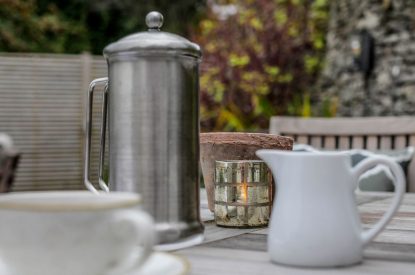 The outdoor space at The Painswick Retreat, Cotswolds