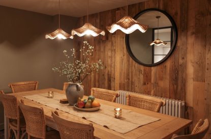 The dining table at The Painswick Retreat, Cotswolds