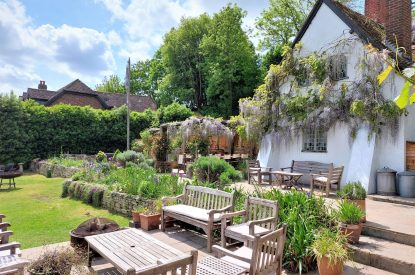 Outdoor space at Hamble Riverside Cottage, Old Bursledon, Hampshire