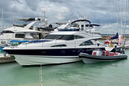 The marina near Hamble Riverside Cottage, Old Bursledon, Hampshire
