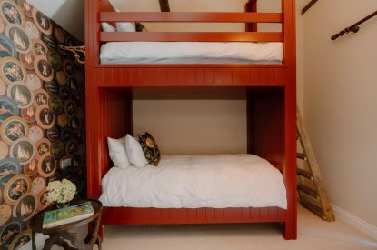 Double bunk bedroom at Cheshire Manor, Bickerton
