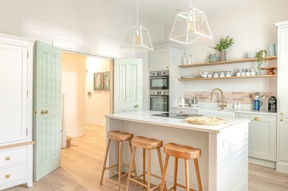 The kitchen at Coral House, Dorset