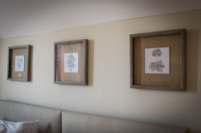 A king sized bedroom at Hawthorn Farmhouse, Somerset