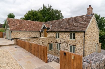 The exterior of Poppy Cottage, Somerset