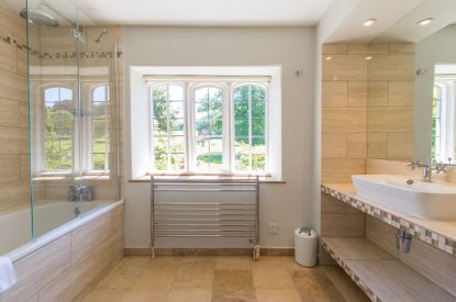 A bathroom at The Creamery, Somerset